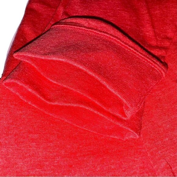 Hurley Long Sleeve Cotton Jersey Beach Icana Logo Henley T-shirt Red Men’s Small - Picture 10 of 16